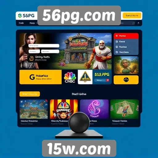 Interface do usuário do 56pg.com é intuitiva